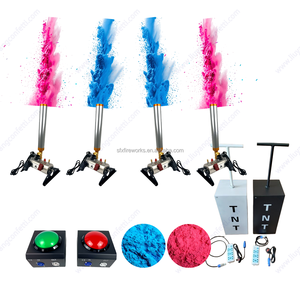 Bombe fumée rose bleu garçon fille Tnt couleur poudre <span class=keywords><strong>confettis</strong></span> <span class=keywords><strong>canon</strong></span> télécommande électrique glace sèche métal Machine pour le sexe révéler - Product Image 6