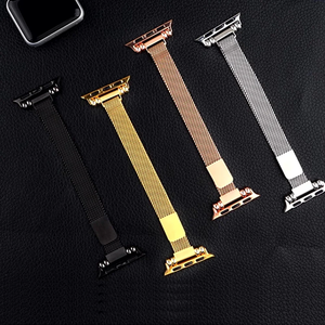 Boucle magnétique Upro Milanese pour Apple Watch 46 mm 45 mm 44 mm 42 mm 41 mm, bracelet en maille métallique pour iWatch Série 10/9/8/Ultra - Product Image 1
