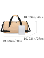Gros personnalisé imprimé mode grand sac étanche Portable pliant sac de voyage chaussures compartiment valise gymnastique exercice