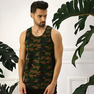 Débardeurs de sport pour hommes, été, sans manches, coupe ajustée, décontractés, tricotés, lavés, polyester uni, respirants, séchage rapide, écologiques - Product Image 3