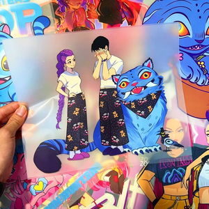 <span class=keywords><strong>Adesivi</strong></span> Termotrasferibili di Alta Qualità con Stampa Serigrafica Cartoon <span class=keywords><strong>per</strong></span> K-pop Demon Hunt Girl Group, Lavabili e Durevoli - Product Image 4