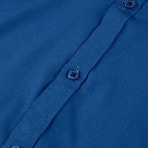 Professional Production Custom Poplin Woven Long Sleeve Navy Color <strong>Funky</strong> Dress <strong>Shirt</strong> for <strong>Men</strong> - Product Image 6