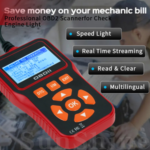 ELM327 OBD2 OBDII EOBD CAN เครื่องสแกนอัตโนมัติ เครื่องอ่านโค้ดวินิจฉัยยานยนต์ เครื่องมือทำความสะอาด - Product Image 3