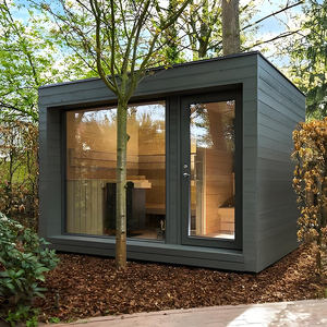 في الهواء الطلق التقليدية 1-2 شخص غرفة ساونا الخشب المقصورة ساونا مع حمام الجليد - Product Image 6