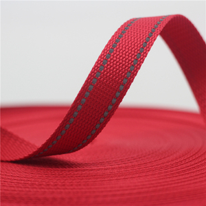 100% poliestere sport all'aperto riflettente guinzaglio cane nastro leggero lavorazione indumento accessori collare per animali domestici cintura nastro diretto - Product Image 5
