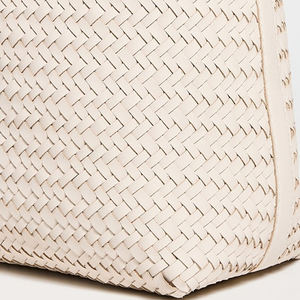 กระเป๋าหนังวีแกนแบบปรับแต่งได้สำหรับผู้หญิงกระเป๋าใส่ของแบบเปิดด้านบนสำหรับช้อปปิ้งวีคเอนเดอร์ซื้อของชำสำหรับผู้หญิงท่องเที่ยวกลางแจ้งฤดูร้อนฤดูใบไม้ร่วง - Product Image 4