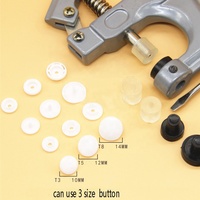 Presse manuelle industrielle pour boutons-pression métalliques et rivets robustes pour usine de confection, fixation rapide