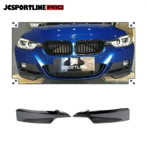 סיבי פחמן ספליטר הקדמי סינר עבור BMW F30 F31 318i 320i 328i 330i M ספורט 2013-2018