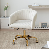 Chaise de bureau moderne et minimaliste, chaise pivotante réglable en hauteur, maquillage, dortoir et bureau à domicile, chaise de manucure ergonomique et confortable