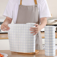 Chiffons de cuisine multi-usages réutilisables pour la vaisselle, les comptoirs et les cuisinières – Utilisation sèche ou humide – Tissu non tissé – Chiffons paresseux