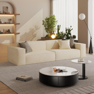 Compression <b>Sofa</b>-Modern Minimalist Three Seat Velvet <b>Sofa</b> Cross-border E-commerce Compact Vacuum-compressed Suitable for Living - Product Image 2