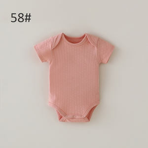 رومبير قصير لطيف للرضع جيد التهوية ومريح للأطفال الصغار بدلة من قطعة واحدة بدلة صيفية - Product Image 3