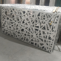 Revêtement mural extérieur en aluminium de conception contemporaine pour façades