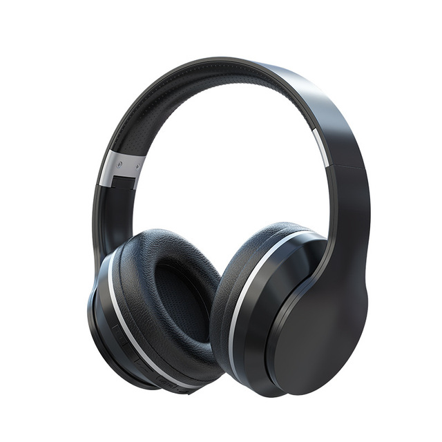Wireless BT Over-Ear Headphones Active Noise Cancellation IPX4 Waterproof Foldable Design Digital Display Hi-Fi Sound Sports