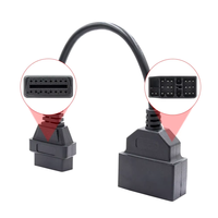 Car OBD2 Cable for Camry 22Pin to 16 PIN Connector Female Plug Toyota Car OBD2 Adapter with 1 Year Warranty for Diagnostic Tool