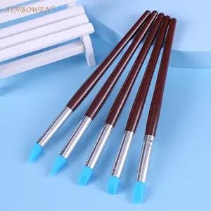 Xin Bowen 5 Pcs Set High Quality Clay Tools Red Acrylic Silicone Rubber Pen Polymer Clay Tools