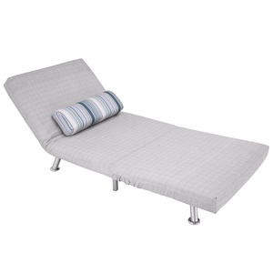 Canapé-lit pliant <span class=keywords><strong>Fauteuil</strong></span> pliant Lit simple Gris Crème Structure métallique Tissu rembourré Meubles de maison OEM Moderne CN;ZHE - Product Image 6