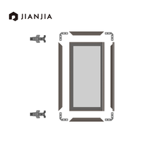 Diseño Personalizado, Diferentes Colores de Anodizado, Extrusiones de Perfil de Aluminio Industrial para Ventanas y Puertas