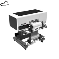 Haolic top uv dtf imprimante rouleau plastifieuse tout-en-1 a3 étui mobile machine d'impression autocollants imprimante 3 têtes TX800 rouleau à rouleau