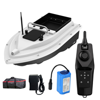 Bateau Amorceur Radiocommandé avec GPS, Idéal pour la Pêche à la Carpe, Portée de 500 Mètres avec Fonction de Retour Automatique