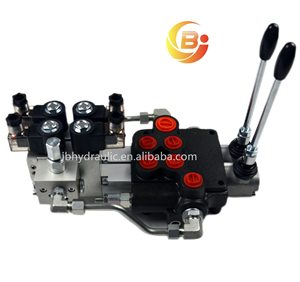Válvula de Control Hidráulico Eléctrico Direccional Monobloque Junbao P80-2, 80Lpm, 315Bar, para Tractor y Maquinaria Agrícola, OEM - Product Image 4