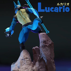 Figura de Acción de Anime Personalizada de Lucario Congelado, Escala 1/6, 21 cm, Modelo de PVC Inspirado en el Anime, Regalo Personalizado - Product Image 6