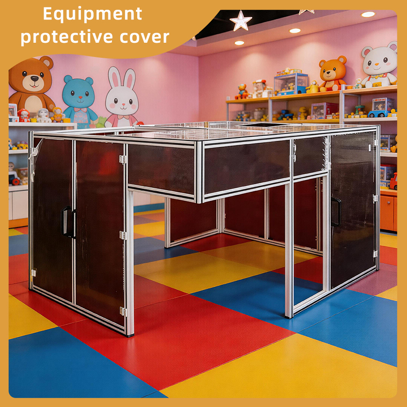 Customizable Equipment Hood with Integrated Lighting