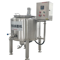 Équipement de stérilisation pour la production de beurre de fromage, réservoirs de pasteurisation, machine de stérilisation du lait