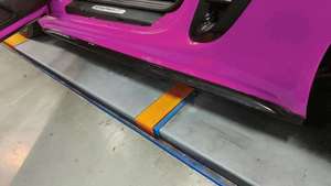 Pour <span class=keywords><strong>Porsche</strong></span> <span class=keywords><strong>718</strong></span> <span class=keywords><strong>Boxster</strong></span> Cayman 3K sergé sec en Fiber de carbone voiture côté pare-chocs jupe kit carrosserie accessoires de voiture - Product Image 6