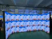 Paneles de Pantalla LED Flexibles para Video Wall Curvo Vertical, Programables, para Interiores y Exteriores, de Shenzhen, 1200nits, Precio Económico