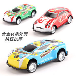 Voiture de course en alliage à rétrofriction pour enfants de 4 à 6 ans, véhicule jouet à friction - Product Image 4