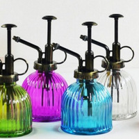 Bouteille pulvérisatrice à main en verre écologique pour plantes d'intérieur, 250 ml, arrosoir miniature
