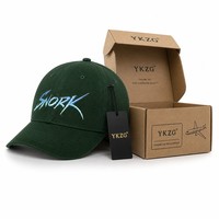 Gorra de Béisbol de Alta Calidad 100% Algodón, Personalizada con Logotipo Bordado en 3D, Color Degradado, Cierre a Presión, Estilo Urbano, Unisex
