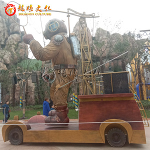 <span class=keywords><strong>Robot</strong></span> Công Viên Chủ Đề Hoạt Hình Phao Diễu Hành Sân Chơi Chống Nước Ngoài Trời Bốn Bánh Cho Sự Kiện - Product Image 3