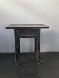 Mesa <span class=keywords><strong>de</strong></span> cajón <span class=keywords><strong>de</strong></span> estilo chino vintage, serie negra - Product Image 2