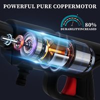 La Mejor Pistola de Lavado de Alta Presión Portátil Inalámbrica Recargable de 21 V para Automóviles y Hogares