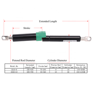 נעילת מגן צילינדר סגנון פלדה גז מעיינות - Product Image 6