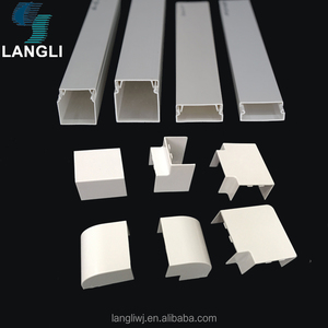 Bảo vệ lưu trữ cách điện và chống cháy cho dây và cáp, hệ thống dây điện tiêu chuẩn với các phụ kiện <span class=keywords><strong>Trunking</strong></span> PVC Trắng - Product Image 2