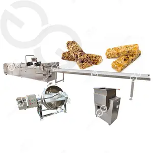 Best Peanut Candy Bar Production Line Caramel Treats Sachima Making Machine