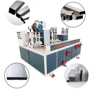 Xieli Machinery Stainless Carbon Steel Flat /rectangle /square Pipe Polishing Machine Wire Brushed Aluminum Tube Pipe Polisher