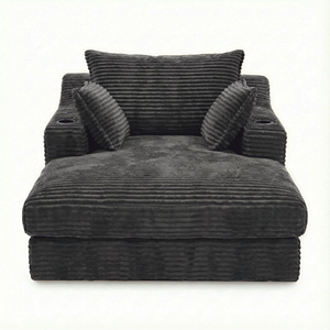 Modern Compact Corner <b>Sleeper</b> <b>Sofa</b> Bed Vacuum Compressed Foam Sponge Recliner Chair Living Room Boneless Fabric Couch in Box - Product Image 6