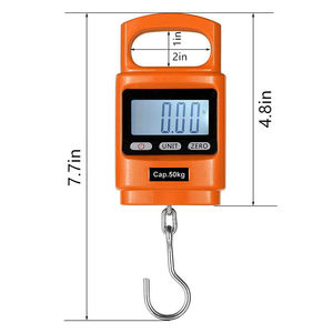 Balance numérique suspendue J&R en aluminium moulé sous pression, robuste et antirouille, 50 kg, pour la pêche en mer, l'élevage et la chasse - Product Image 2