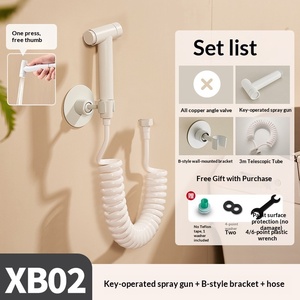 Pistolet de lavage <span class=keywords><strong>WC</strong></span> en laiton de haute qualité, buse de lavage femelle pour robinet, nettoyeur haute pression pour salle de bain - Product Image 6