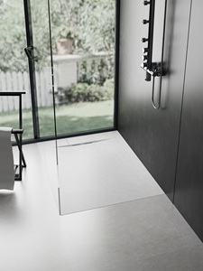 <span class=keywords><strong>Receveur</strong></span> de <span class=keywords><strong>douche</strong></span> moderne européen extravagant en matériau SMC, prêt pour la pose de carreaux, installation facile, garantie 3 ans, personnalisable - Product Image 2