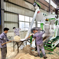 Usine de granulés de bois clé en main RICHI - Usine de traitement de granulés de bois d'eucalyptus et de bois de caoutchouc à haute capacité avec matrice annulaire
