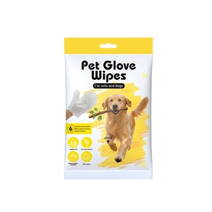 Gants jetables professionnels pour animaux de compagnie, lingettes désodorisantes pour le nettoyage à sec des pattes de chats et de chiens après la promenade - Vente en gros usine - Product Image 1