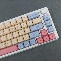 Custom Keyboard Keycaps 132 Keys XDA Profile PBT Mechanical Keyboard Keycaps Cotton Candy
