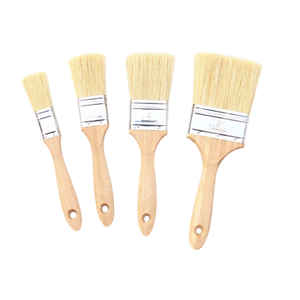 Ensemble de pinceaux à <span class=keywords><strong>peinture</strong></span> vernis transparent, différentes tailles, poils en nylon, peintures à l'huile, acryliques, <span class=keywords><strong>peinture</strong></span> murale, manche en bois - Product Image 2