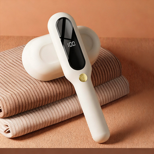 Tùy Chỉnh USB Có Thể Sạc Lại Xách Tay Pet Tóc <span class=keywords><strong>Lint</strong></span> Remover ABS Hiển Thị Kỹ Thuật Số Lưỡi Thép Không Gỉ 800MAh Vải Máy Cạo Râu - Product Image 1