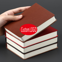 Vente en gros de carnets de notes personnalisés en cuir PU pour enfants, ensemble de 3 livres, format B6, petit carnet de poche de bureau, logo imprimé, agenda, bloc-notes